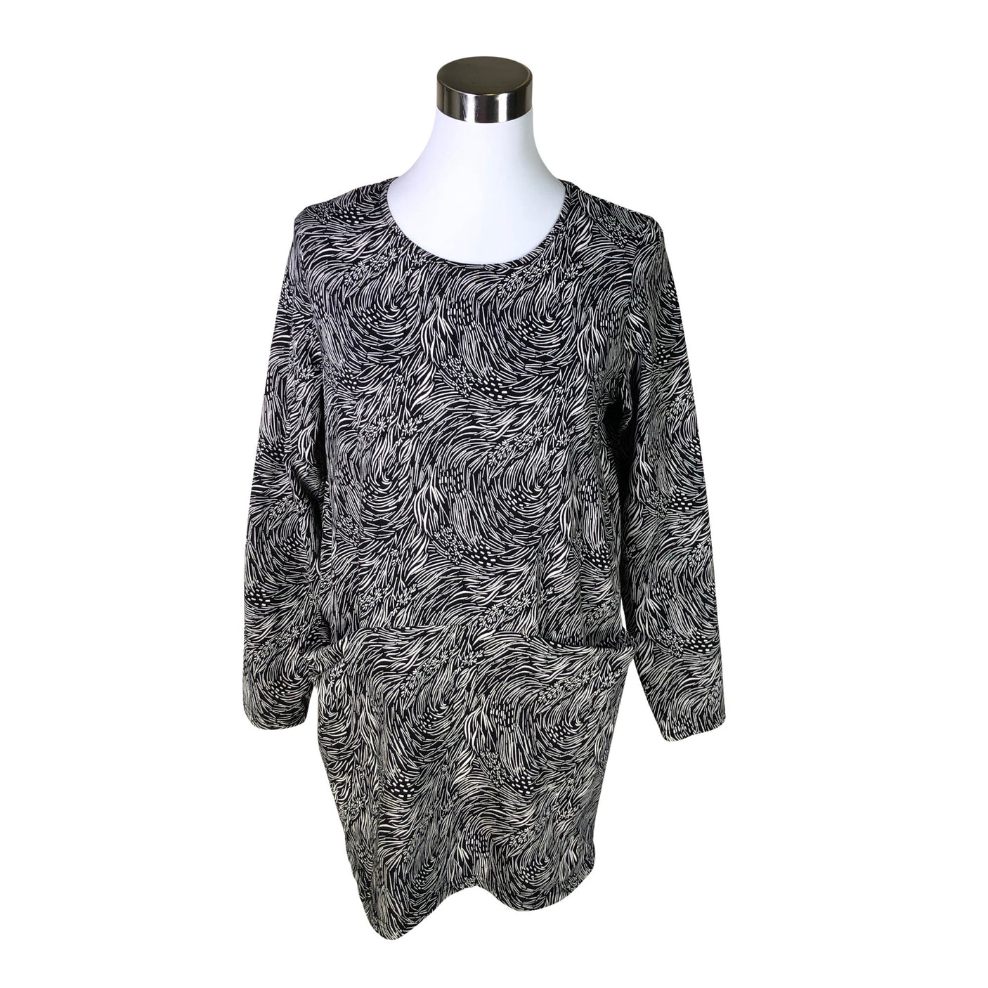 Naisten Nanso - Trikootunika, koko 38 - Musta (1)