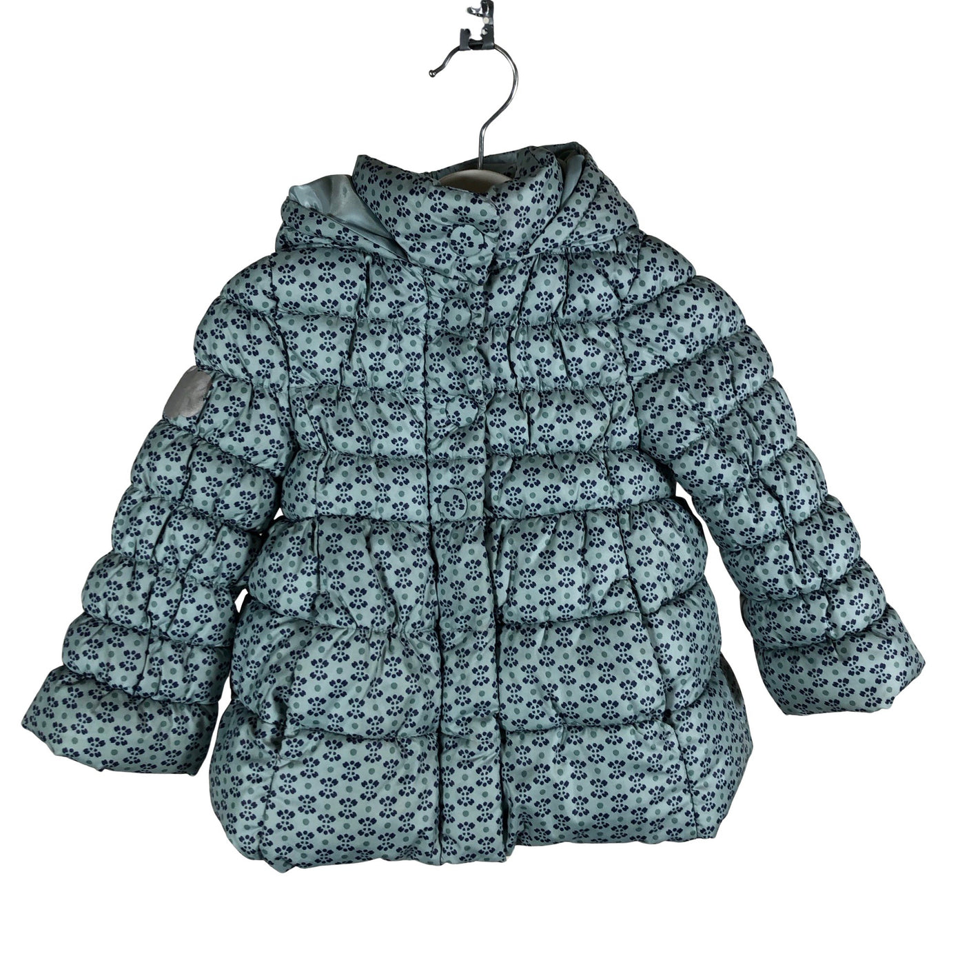 Tyttöjen Benetton - Toppatakki, koko 80 - 86 - Vihreä (1)