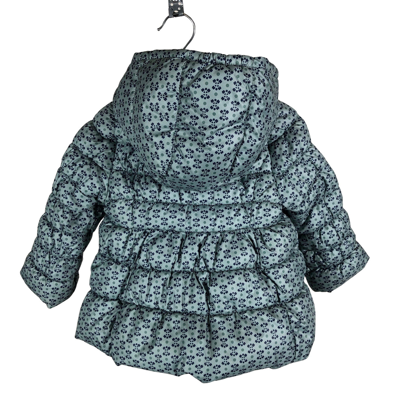 Tyttöjen Benetton - Toppatakki, koko 80 - 86 - Vihreä (2)