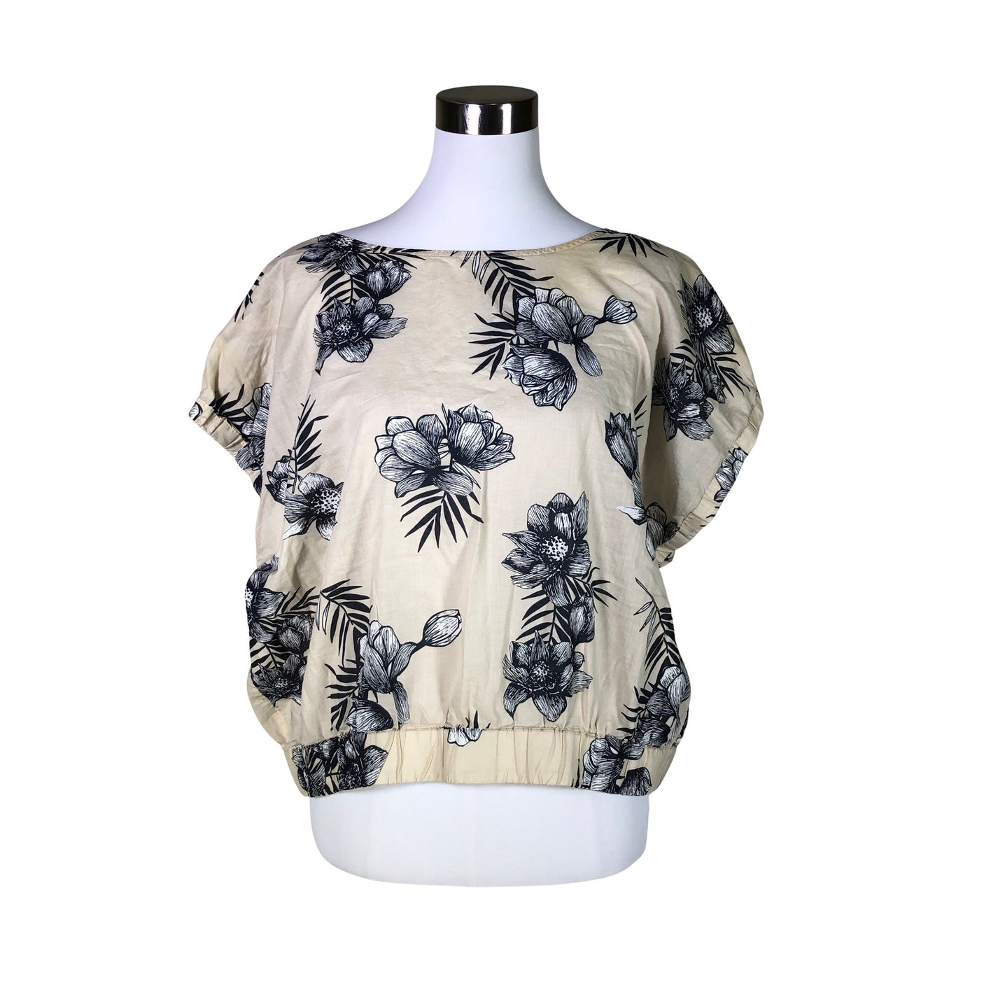 Naisten Marc O'Polo - Lyhythihainen pusero, koko 40 - Beige (1)