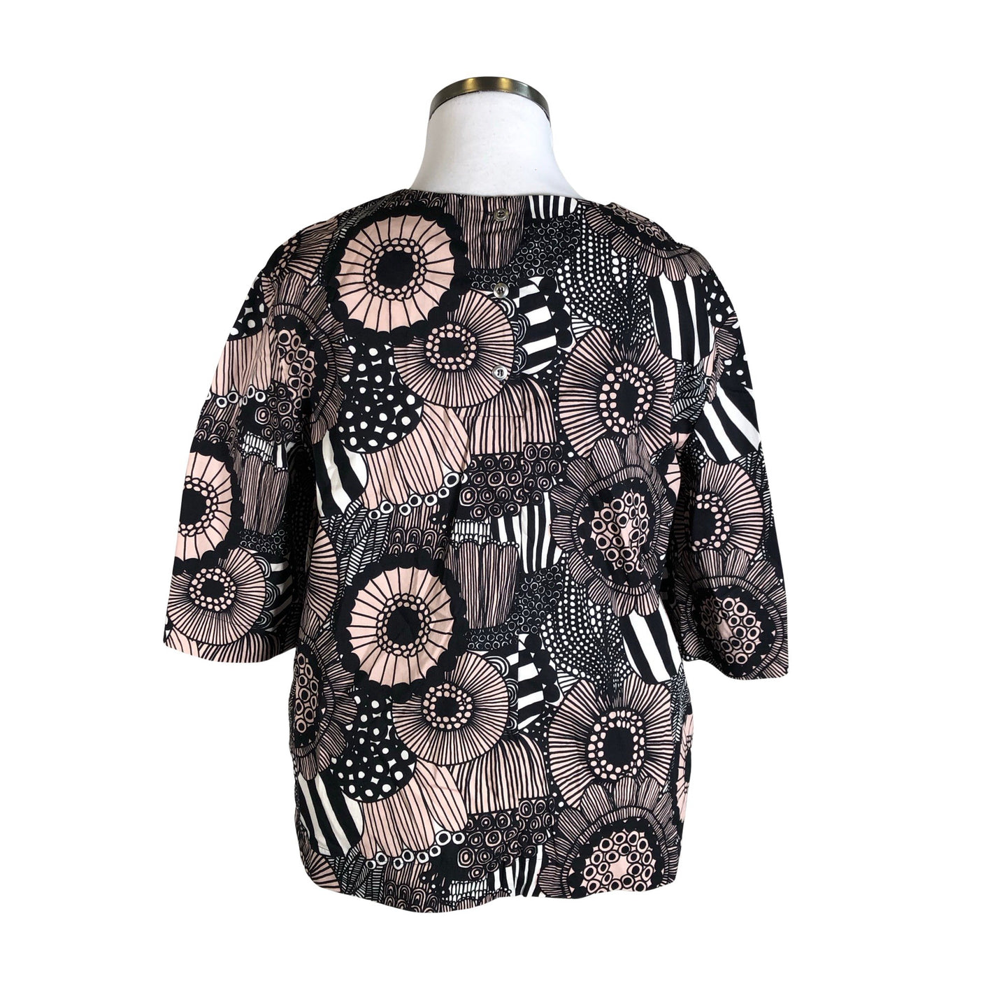 Naisten Marimekko - Lyhythihainen pusero, koko 42 - Vaaleanpunainen (2)