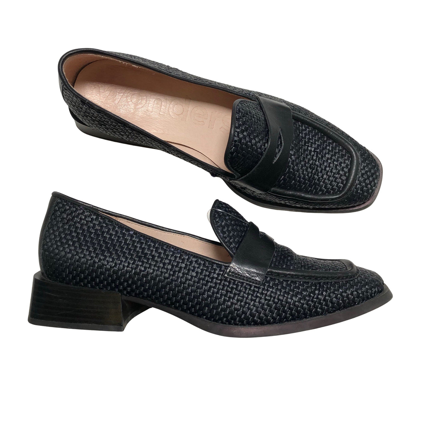 Naisten Wonders - Loaferit, koko 37 - Musta (1)