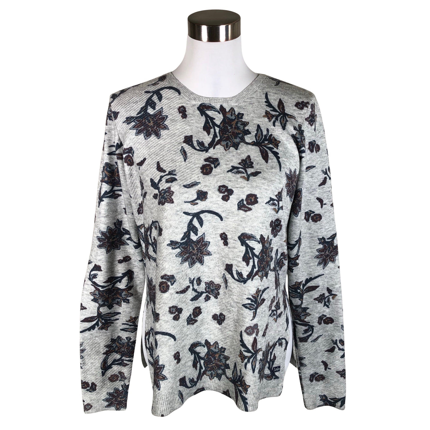 Naisten LOIS Jeans - Neulepaita, koko 38 - Harmaa (1)