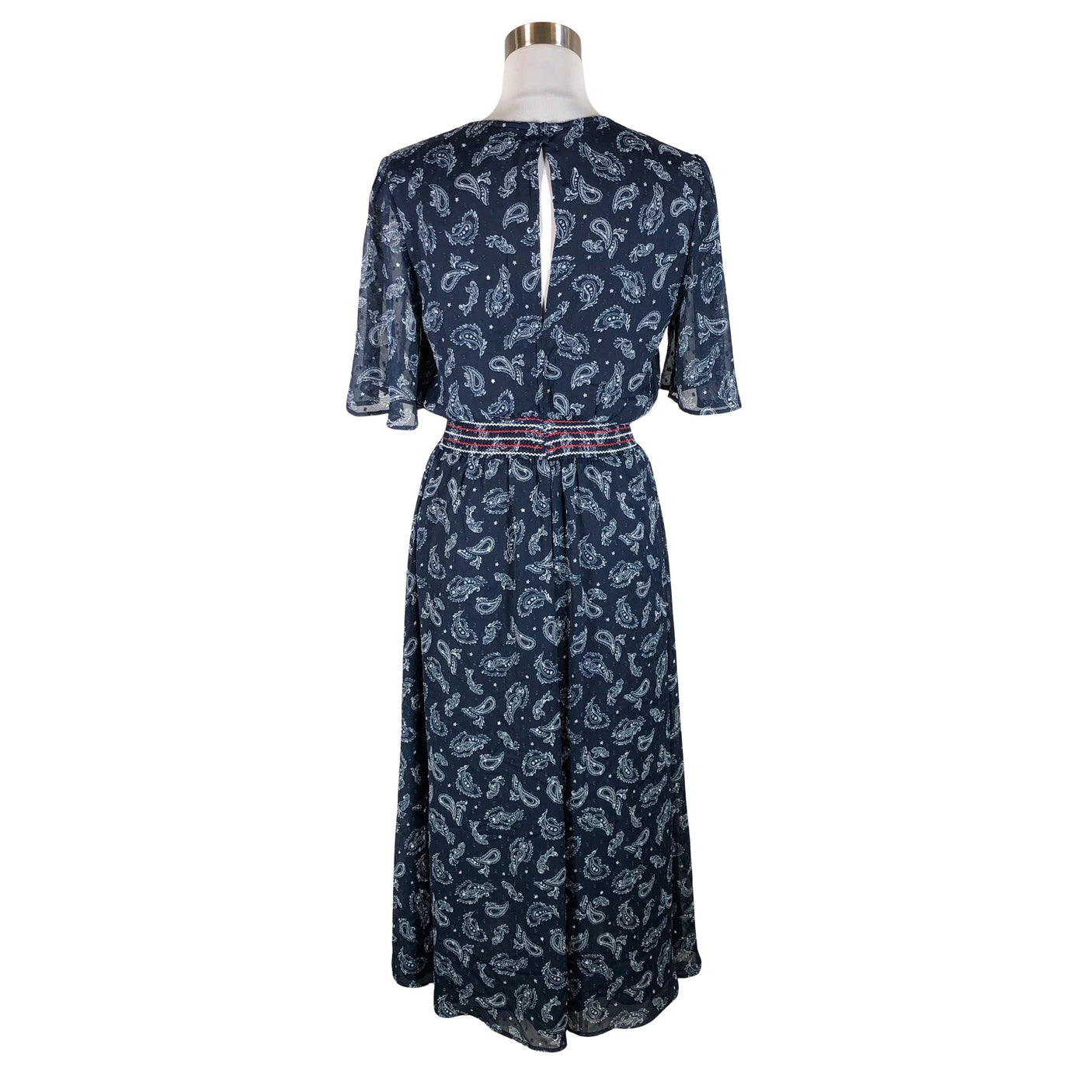 Naisten Tommy Jeans (Tommy Hilfiger) - Sifonkimekko, koko 40 - Sininen (2)