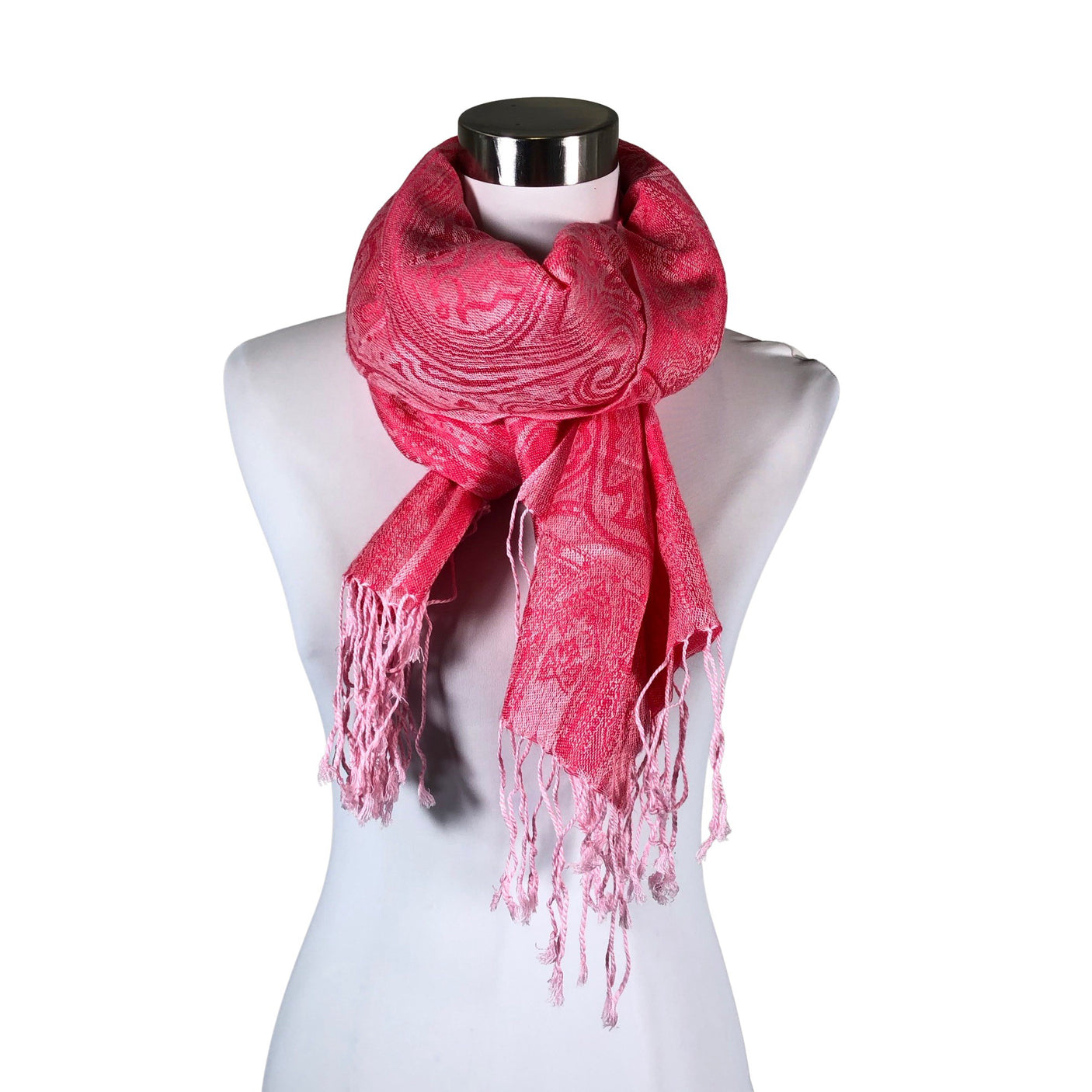 Naisten Pashmina - Huivi, koko Maxi - Pinkki (1)