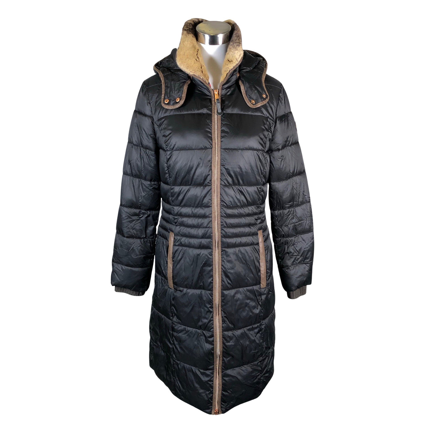 Naisten Tom Tailor - Toppatakki, koko 40 - Musta (1)