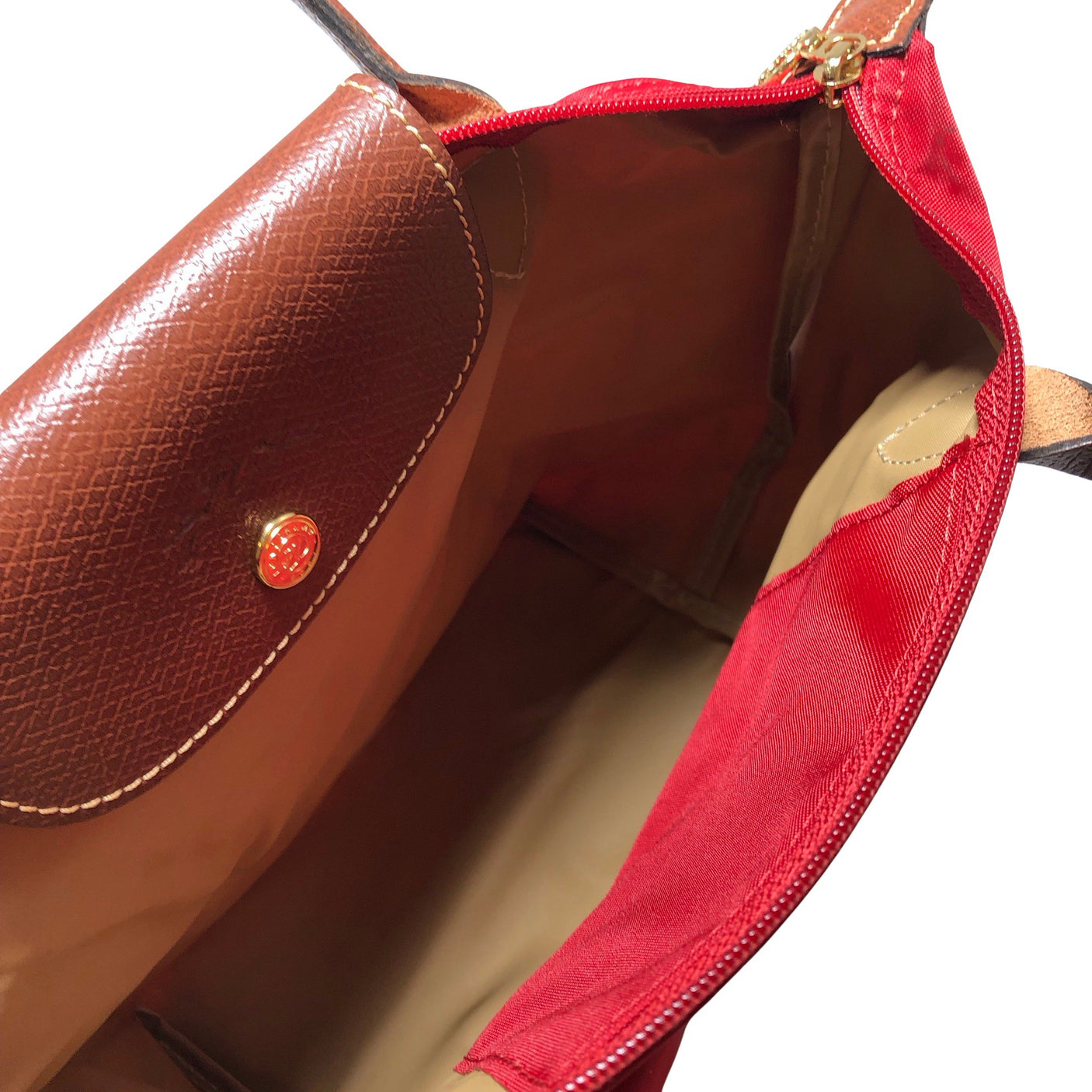 Naisten Longchamp - Käsilaukku, koko Mini - Punainen (2)