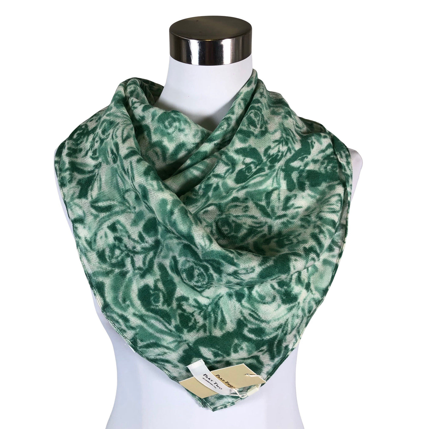 Naisten Part two - Huivi, koko Maxi - Vihreä (1)