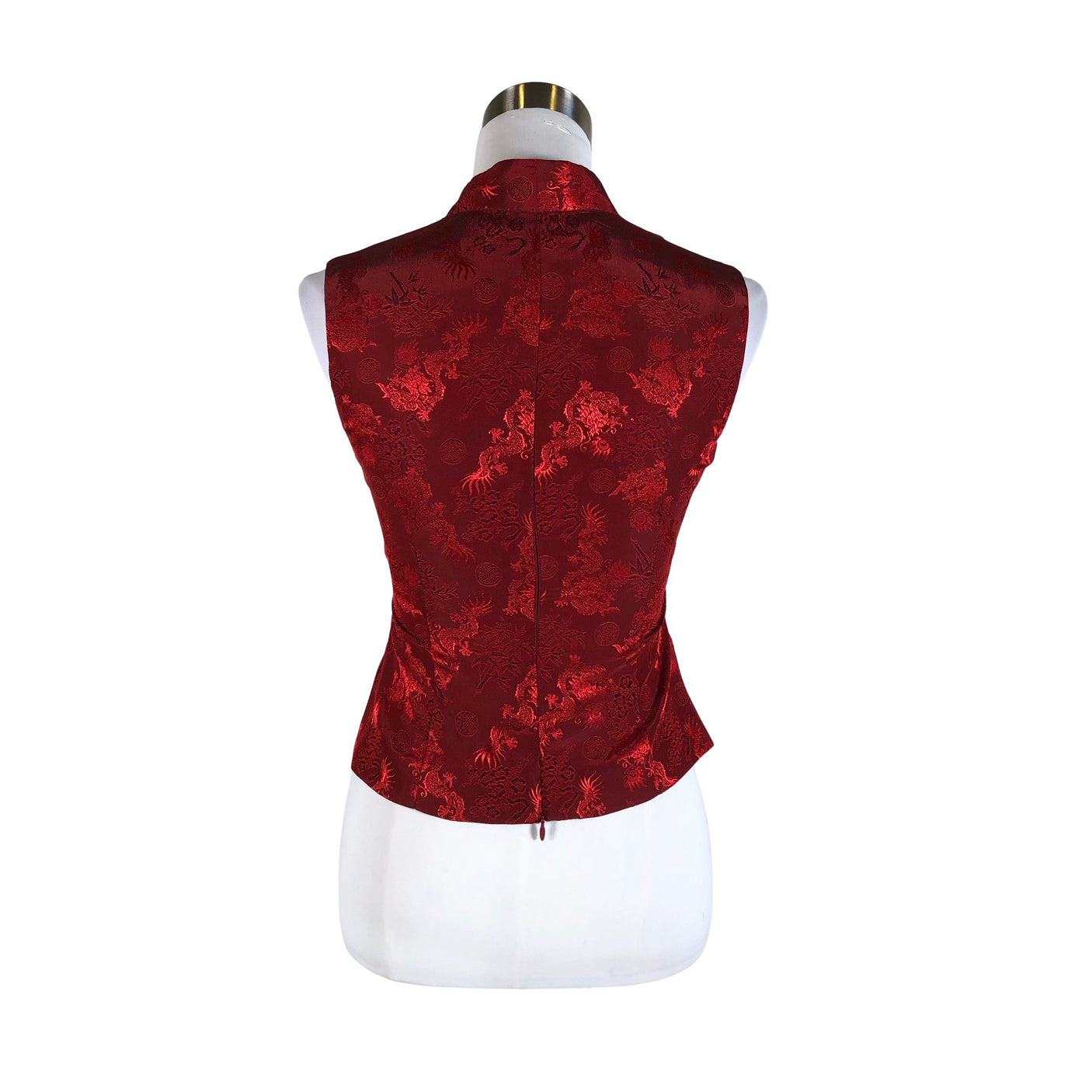 Naisten Handmade - Juhlatoppi, koko 34 - Punainen (2)