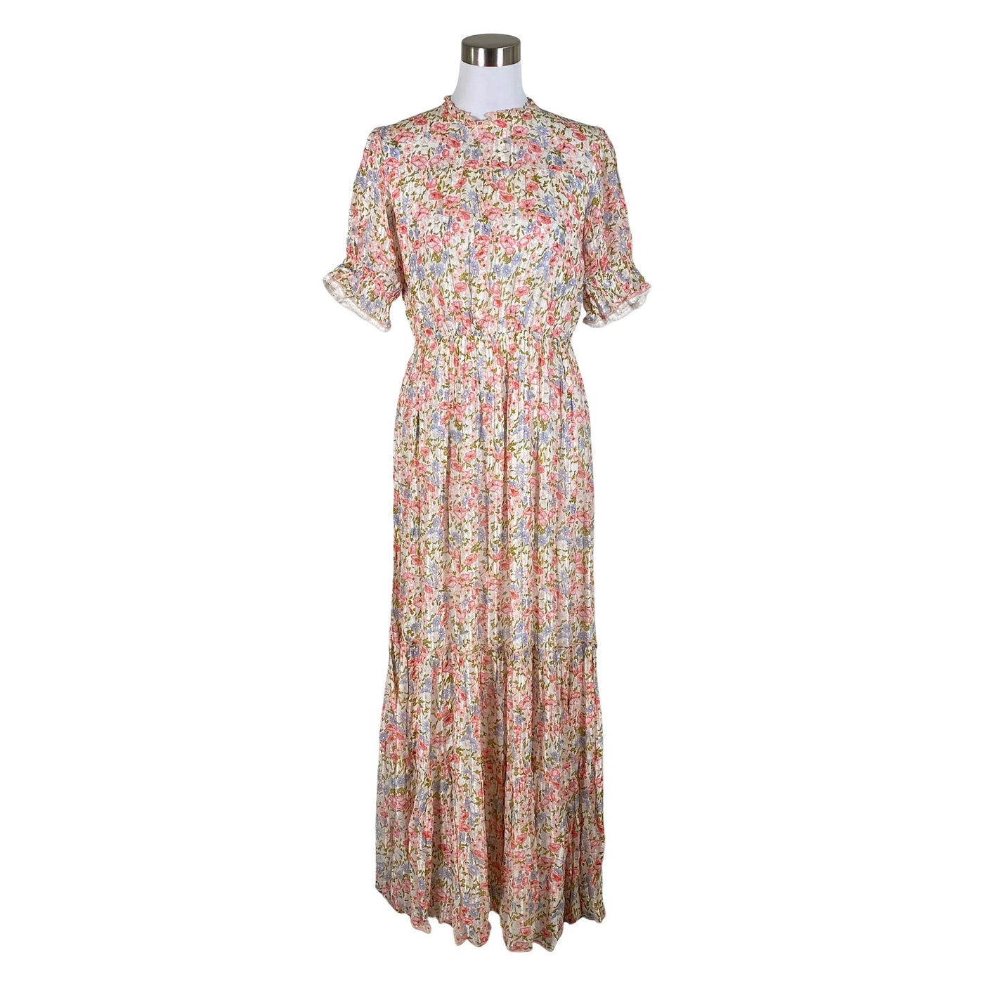 Naisten Love Lolita - Sifonkimekko, koko 36 - Luonnonvalkoinen (1)