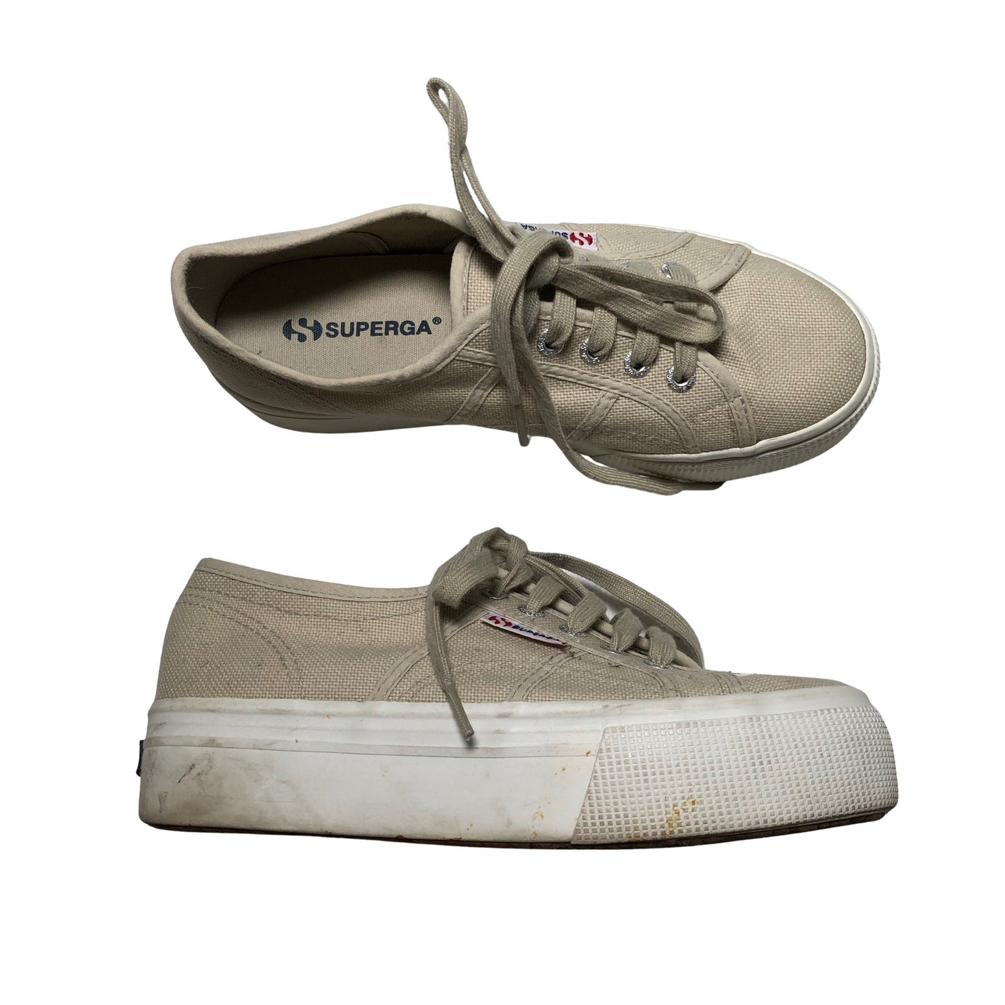 Naisten Superga - Tennarit, koko 38 - Beige (1)