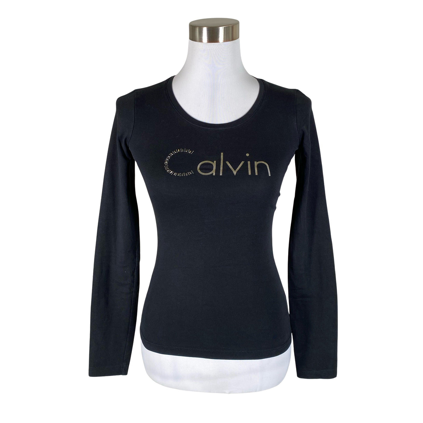 Naisten Calvin Klein Jeans - Trikoopaita, koko 34 - Musta (1)