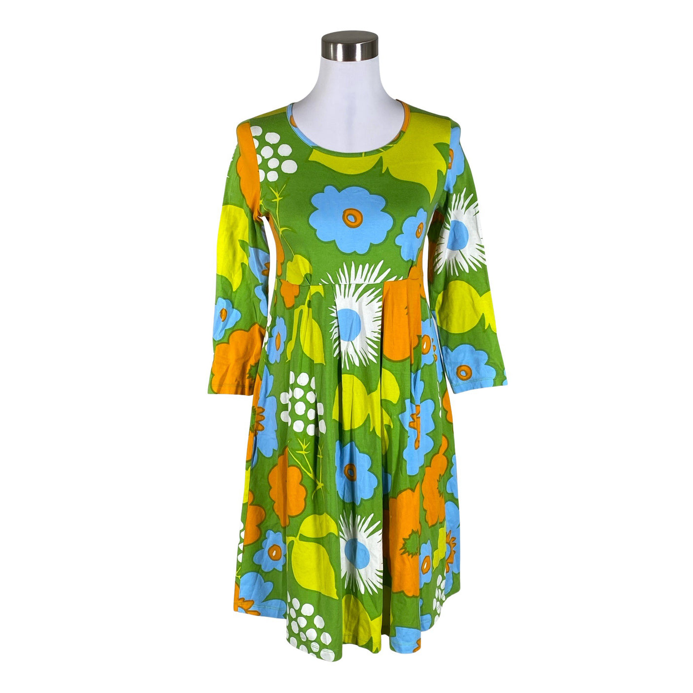 Naisten Marimekko - Trikoomekko, koko 38 - Vihreä (1)