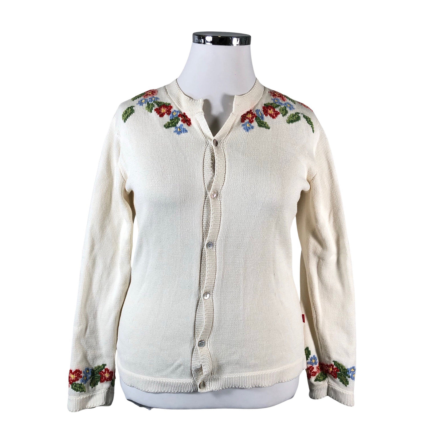 Naisten Jackpot - Neuletakki, koko 42 - Luonnonvalkoinen (1)