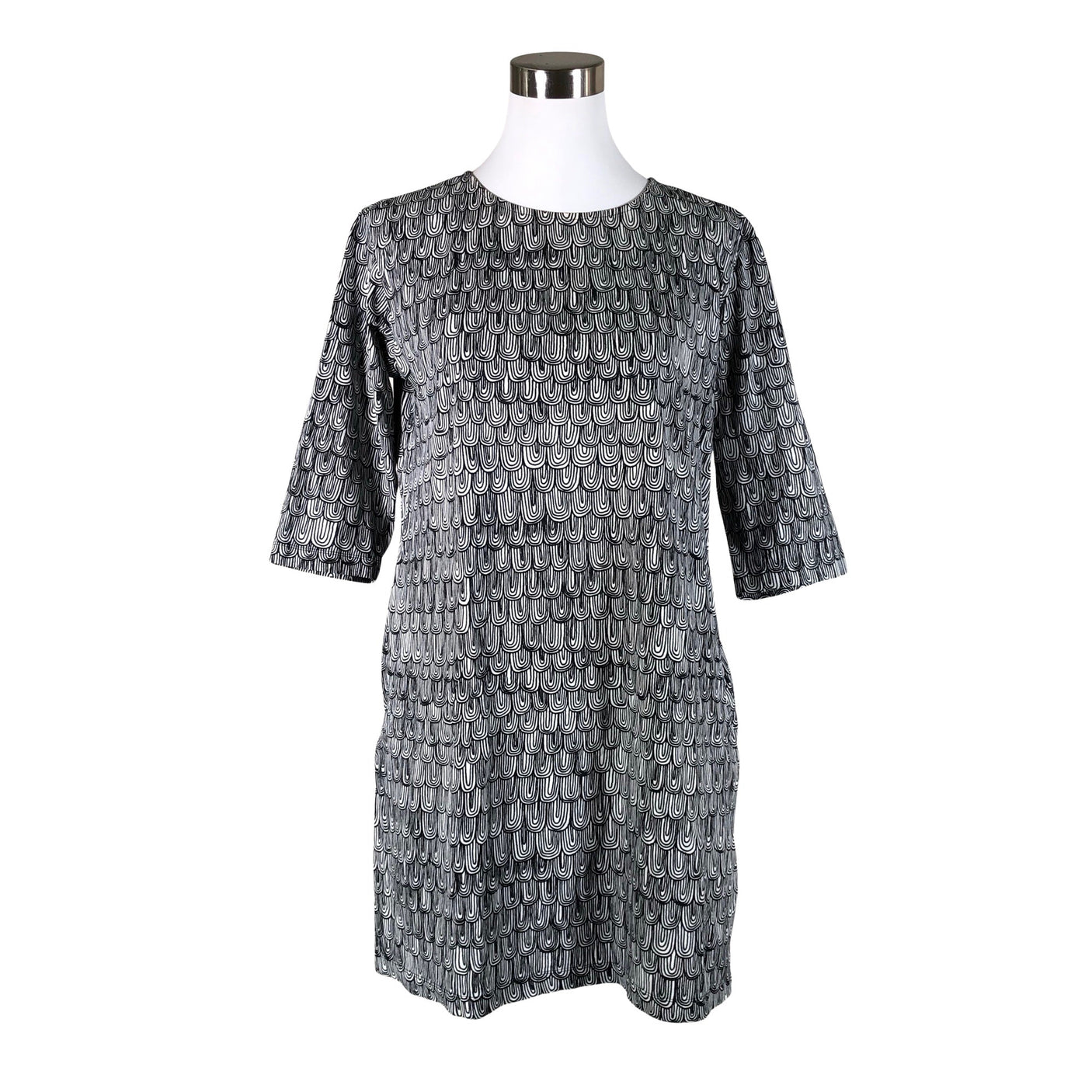 Naisten Marimekko - Trikoomekko, koko 38 - Musta (1)
