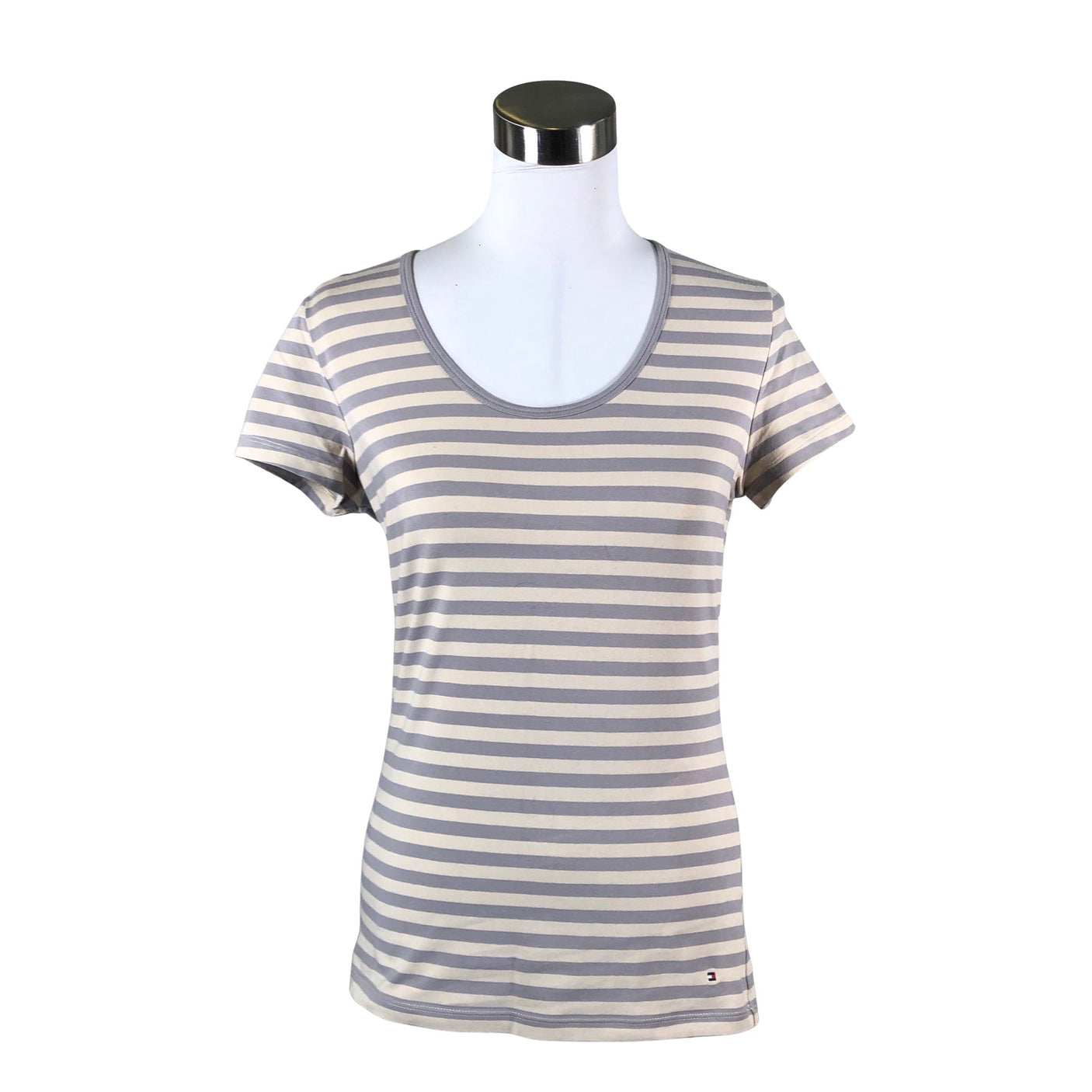 Naisten Tommy Hilfiger - T-paita, koko 40 - Harmaa (1)