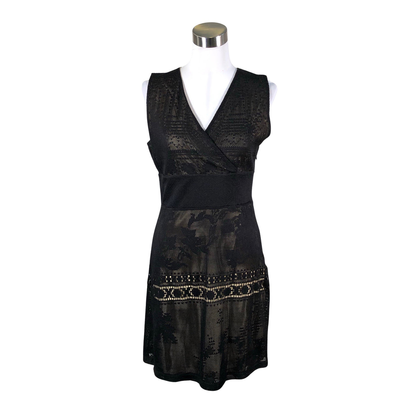 Naisten Desigual - Trikoomekko, koko 40 - Musta (1)