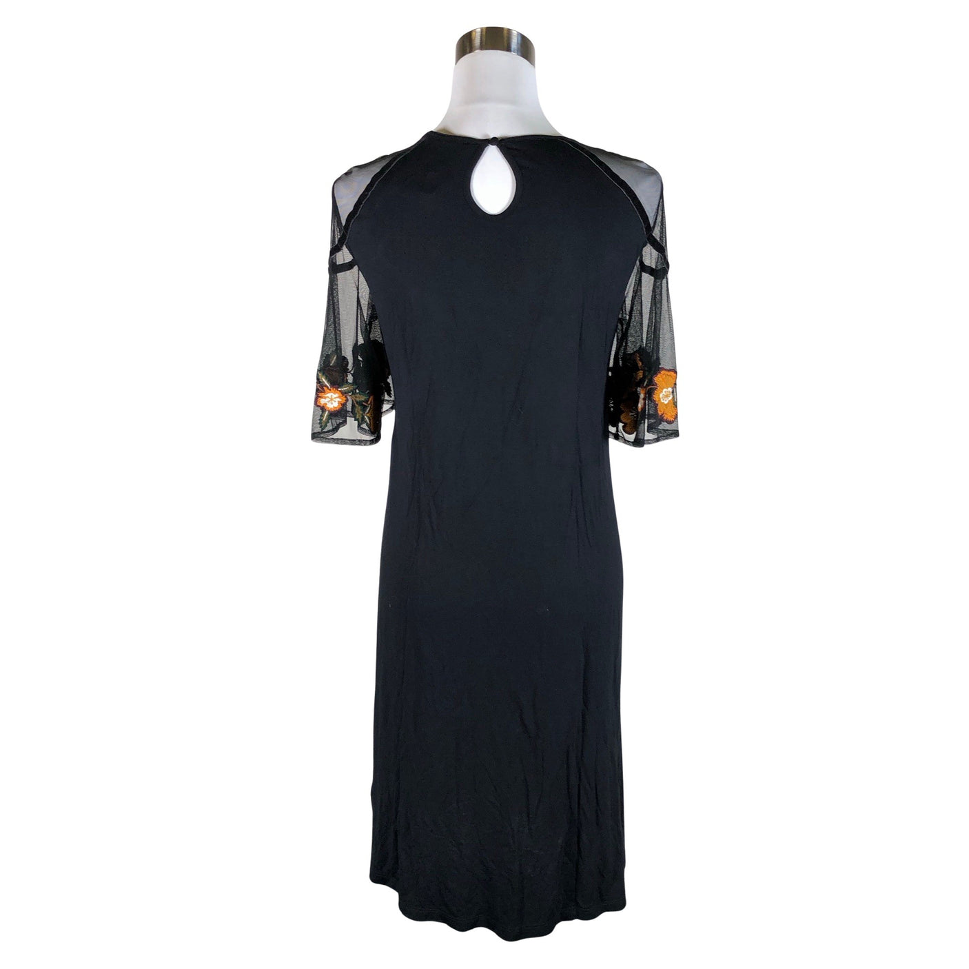 Naisten Marks&Spencer - Trikoomekko, koko 38 - Musta (2)