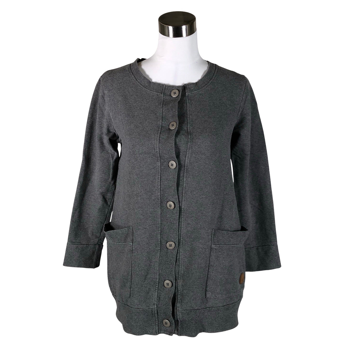 Naisten Blaa - Neuletakki, koko 36 - Harmaa (1)