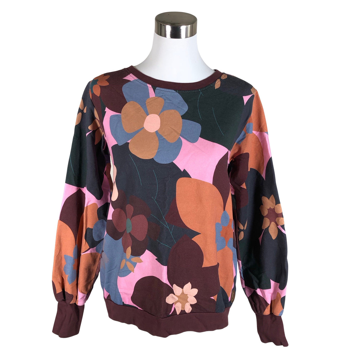 Naisten Blaa - Collegepaita, koko 38 - Viininpunainen (1)