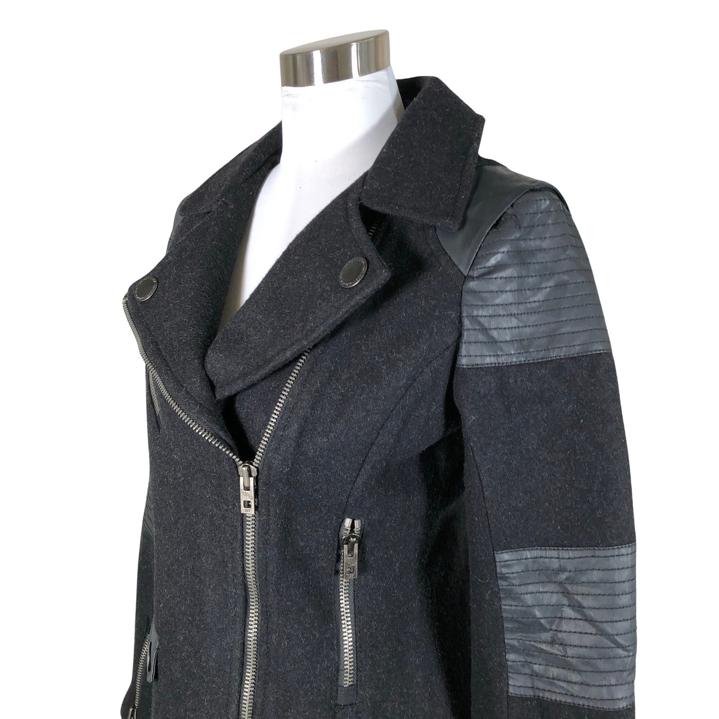 Naisten Superdry - Villakangastakki, koko 36 - Harmaa (3)