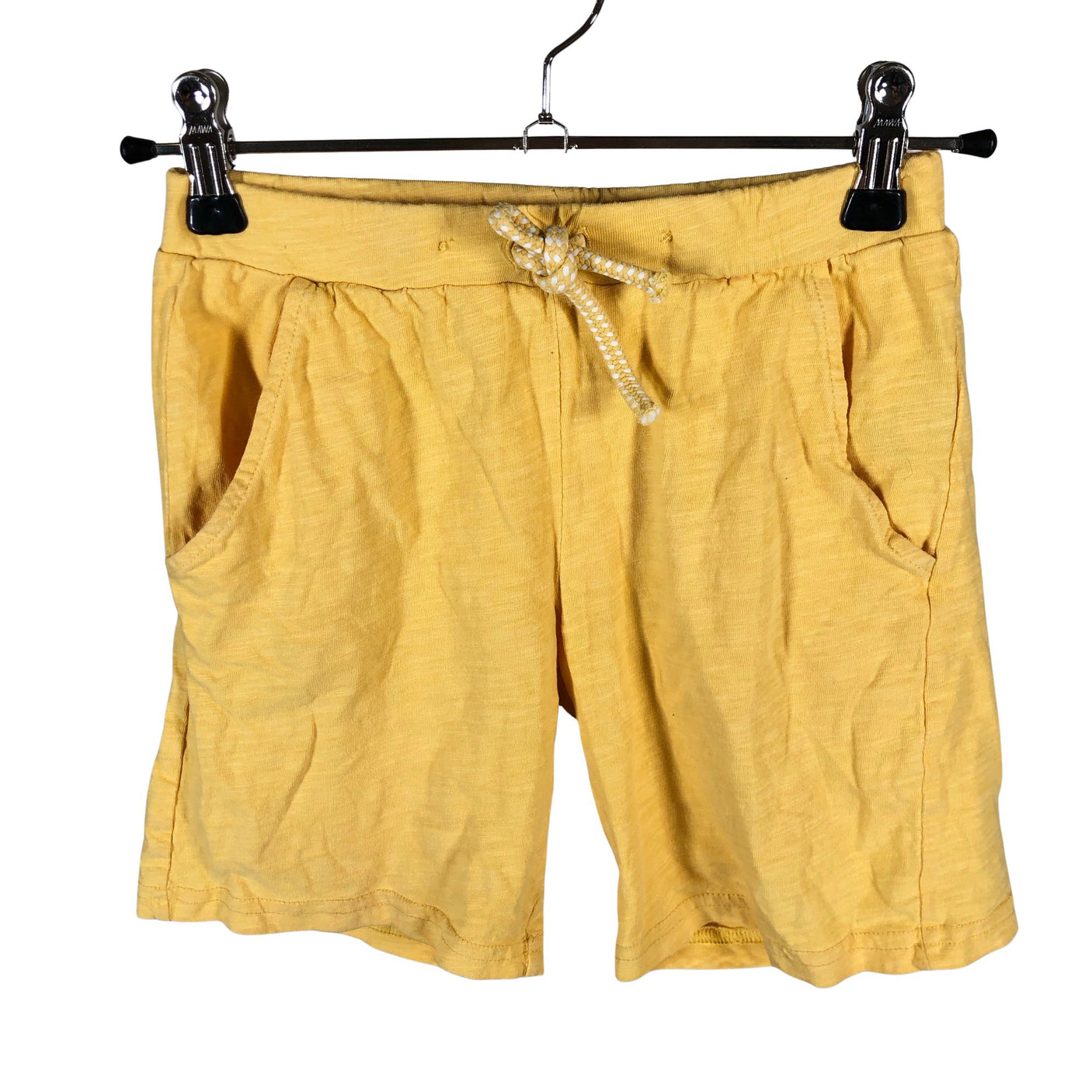 Poikien Lindex - Trikooshortsit, koko 122 - 128 - Keltainen (1)