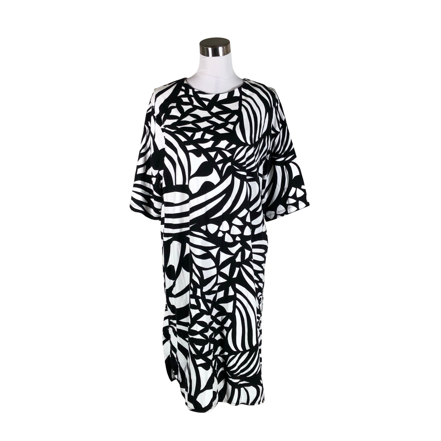 Naisten Marimekko - Trikoomekko, koko 38 - Musta (1)