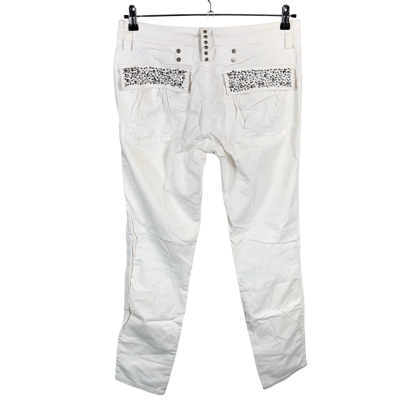 Naisten Mos Mosh - Kangashousut, koko W30 - Valkoinen (2)