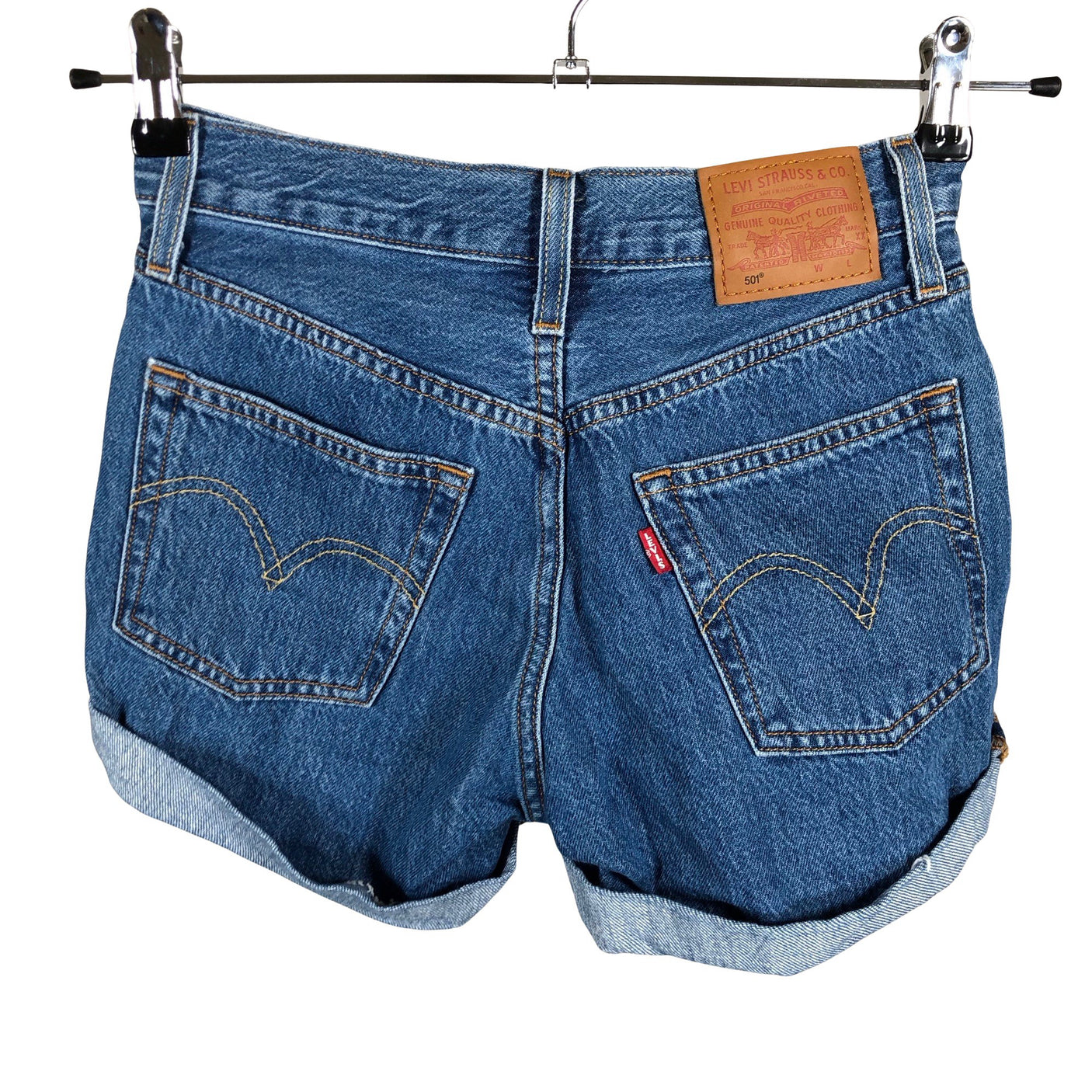 Naisten Levi's - Farkkushortsit, koko W23 - Sininen (2)