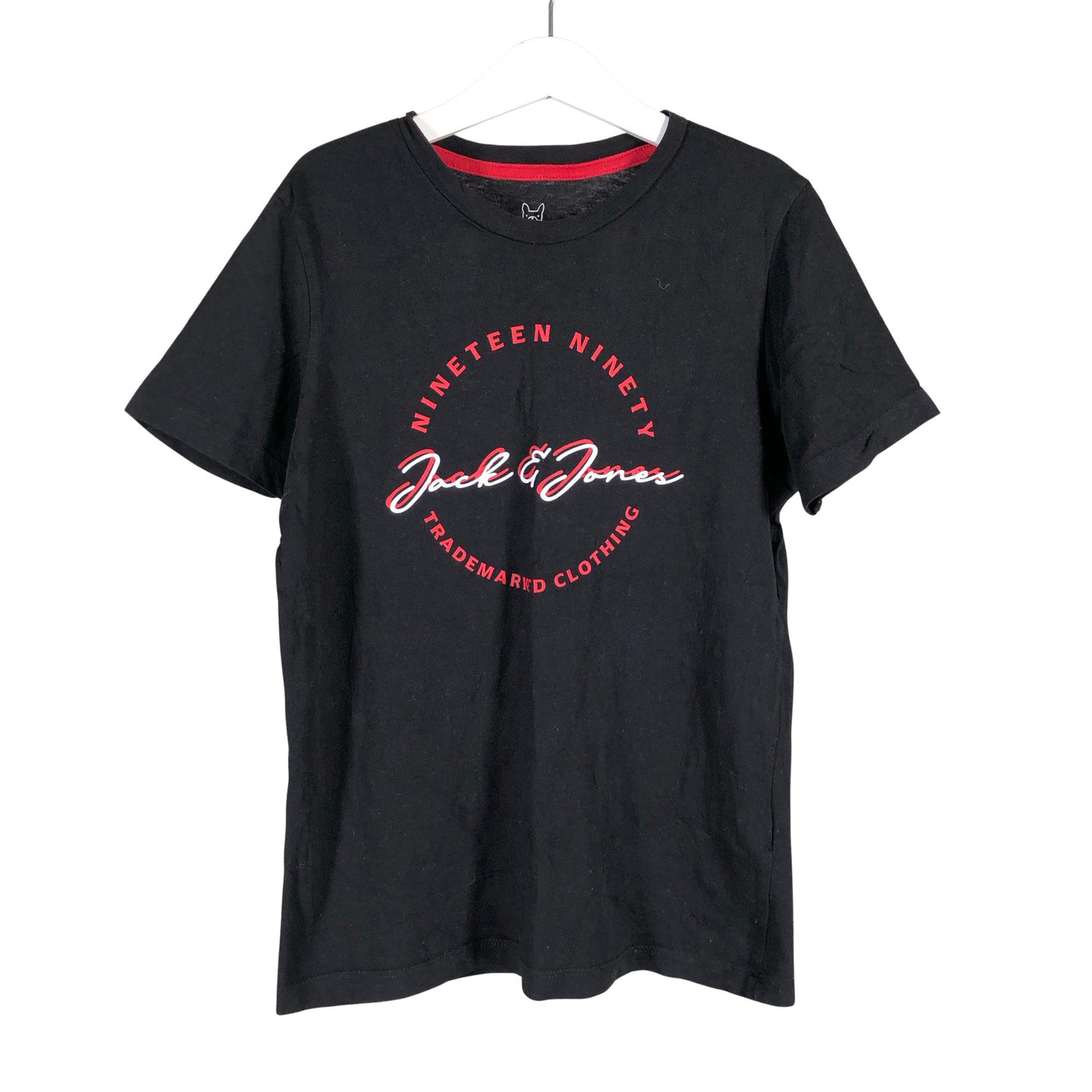 Poikien Jack & Jones - T-paita, koko 146 - 152 - Musta (1)