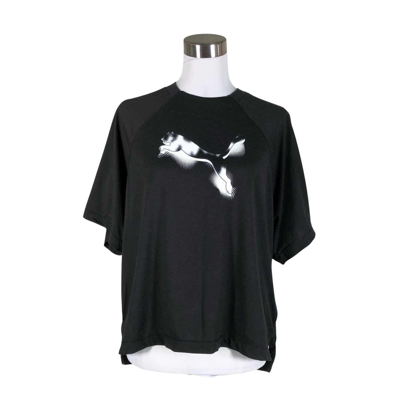 Naisten Puma - Urheilupaita, lyhyet hihat, koko 40 - Musta (1)