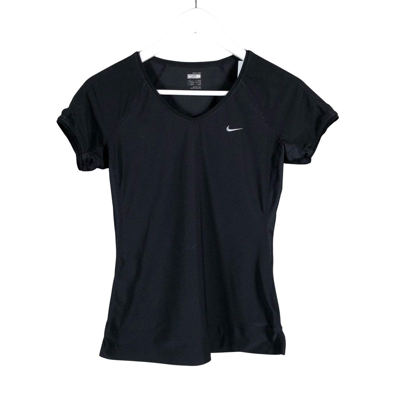 Naisten Nike - Urheilupaita, lyhyet hihat, koko 38 - Musta (1)
