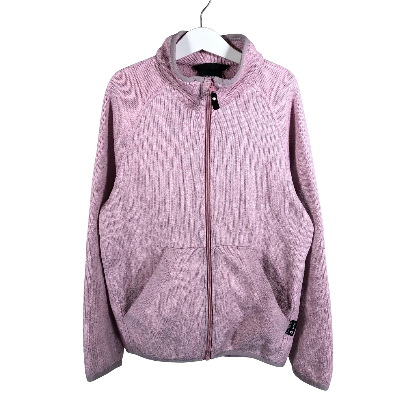 Unisex Reima - Fleecetakki, koko 134 - 140 - Vaaleanpunainen (1)