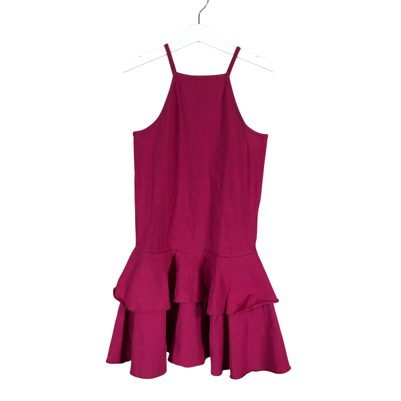 Tyttöjen Gugguu - Trikoomekko, koko 140 - 146 - Pinkki (1)
