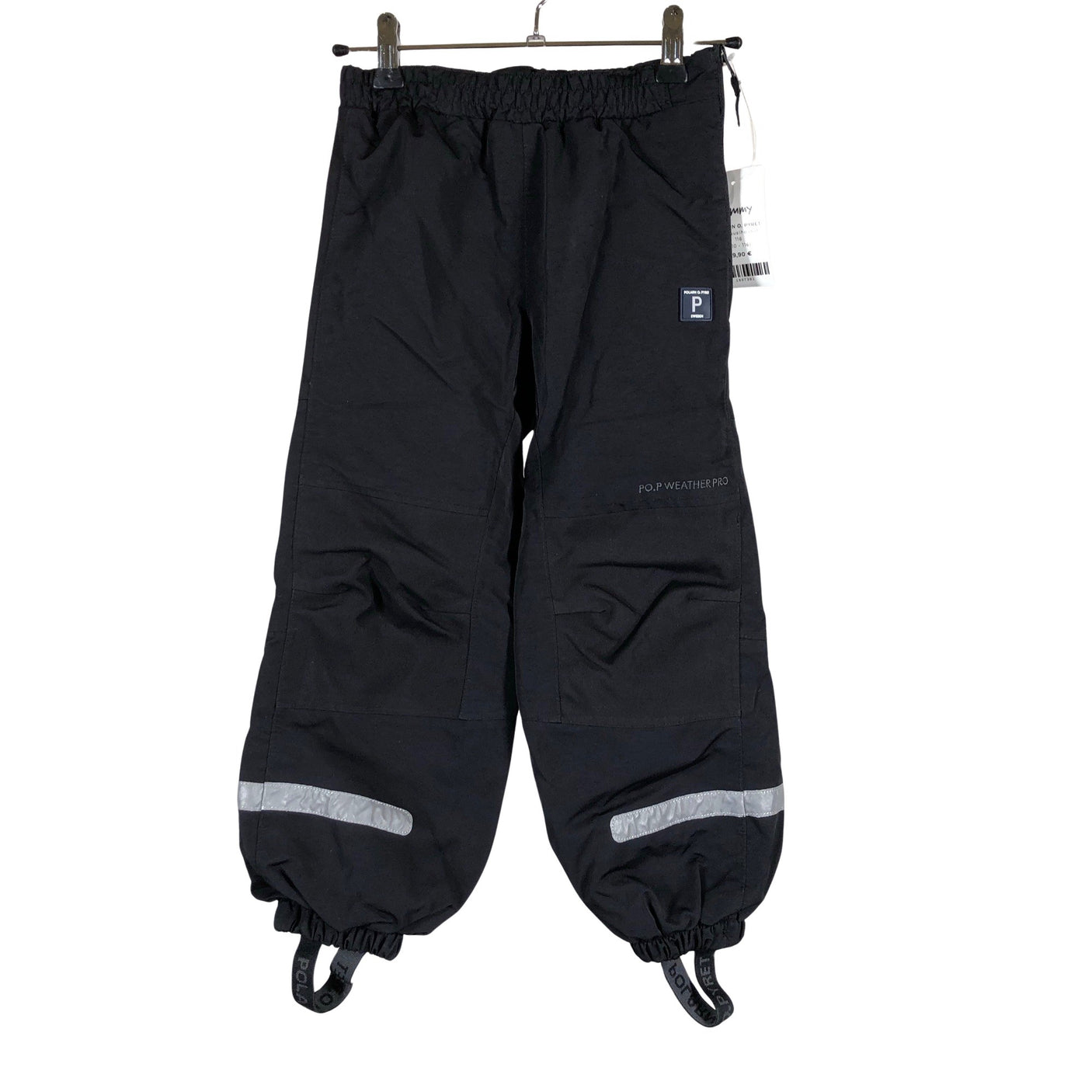 Unisex Polarn O. Pyret - Välikausihousut, koko 110 - 116 - Musta (1)