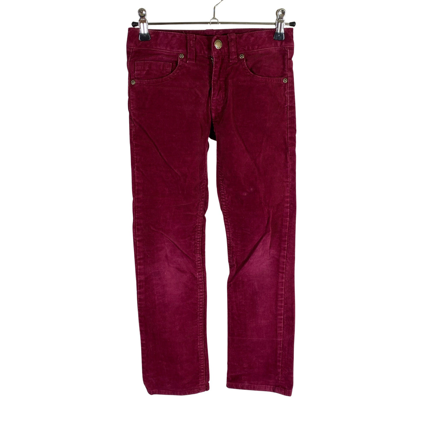 Unisex Polarn O. Pyret - Samettihousut, koko 122 - 128 - Viininpunainen (1)