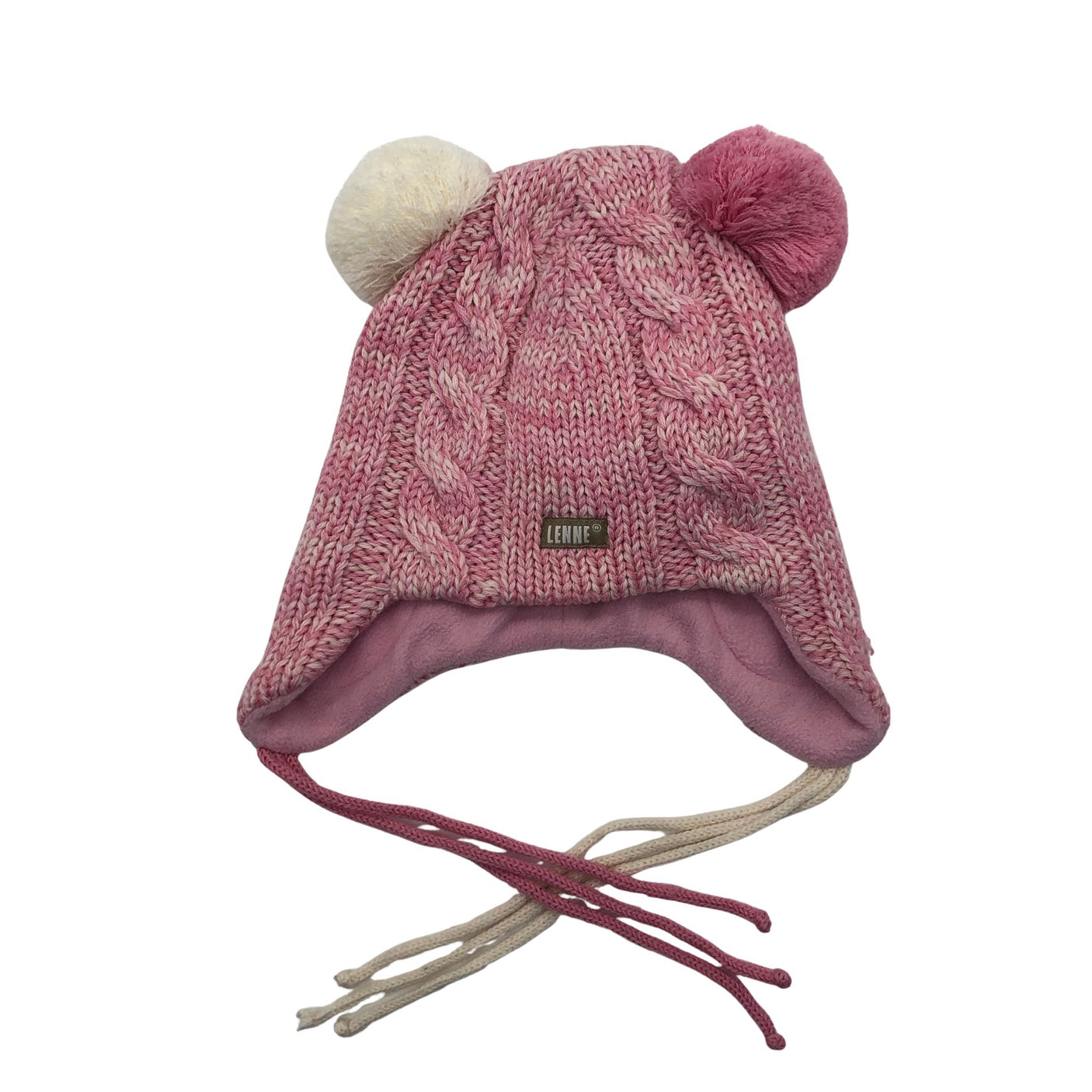 Tyttöjen Lenne - Talvipipo, koko 50 - 52 cm - Vaaleanpunainen (1)