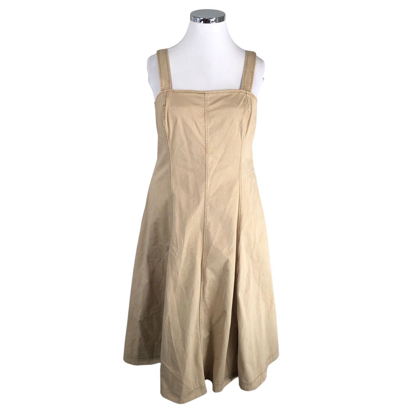Naisten Esprit - Kangasmekko, koko 44 - Beige (1)