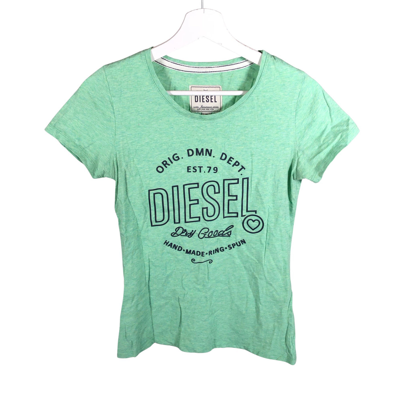 Naisten Diesel - T-paita, koko 38 - Vihreä (1)
