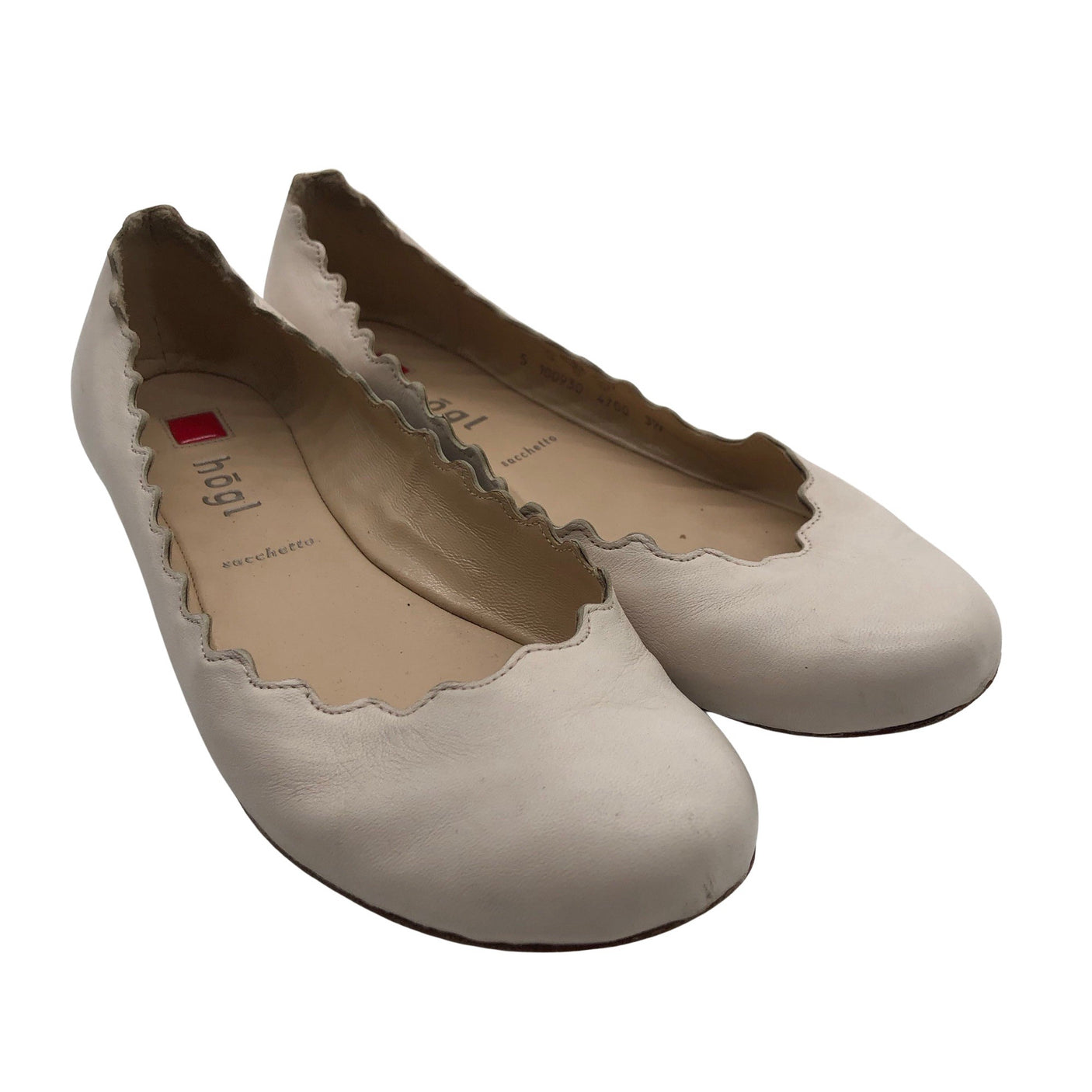 Naisten Högl - Ballerinat, koko 36 - Valkoinen (2)