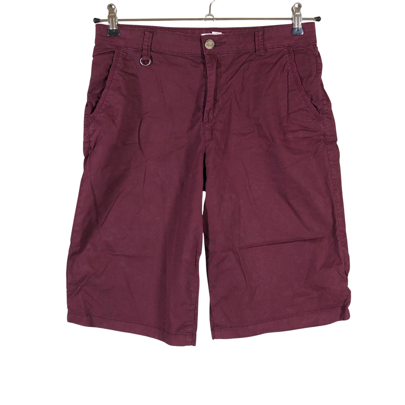 Naisten Esprit - Shortsit, koko 36 - Viininpunainen (1)