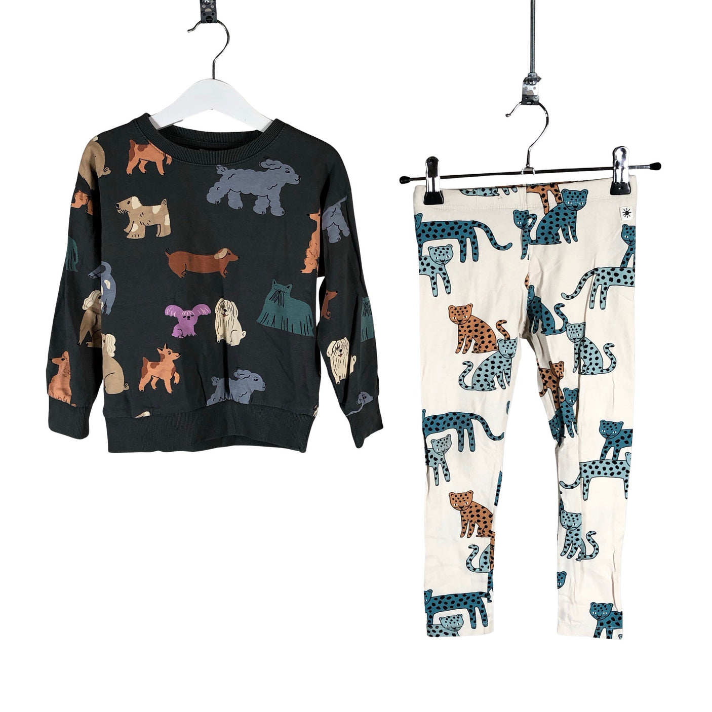 Unisex Lindex - Collegepaita, koko 104 - 110 - Harmaa (1)