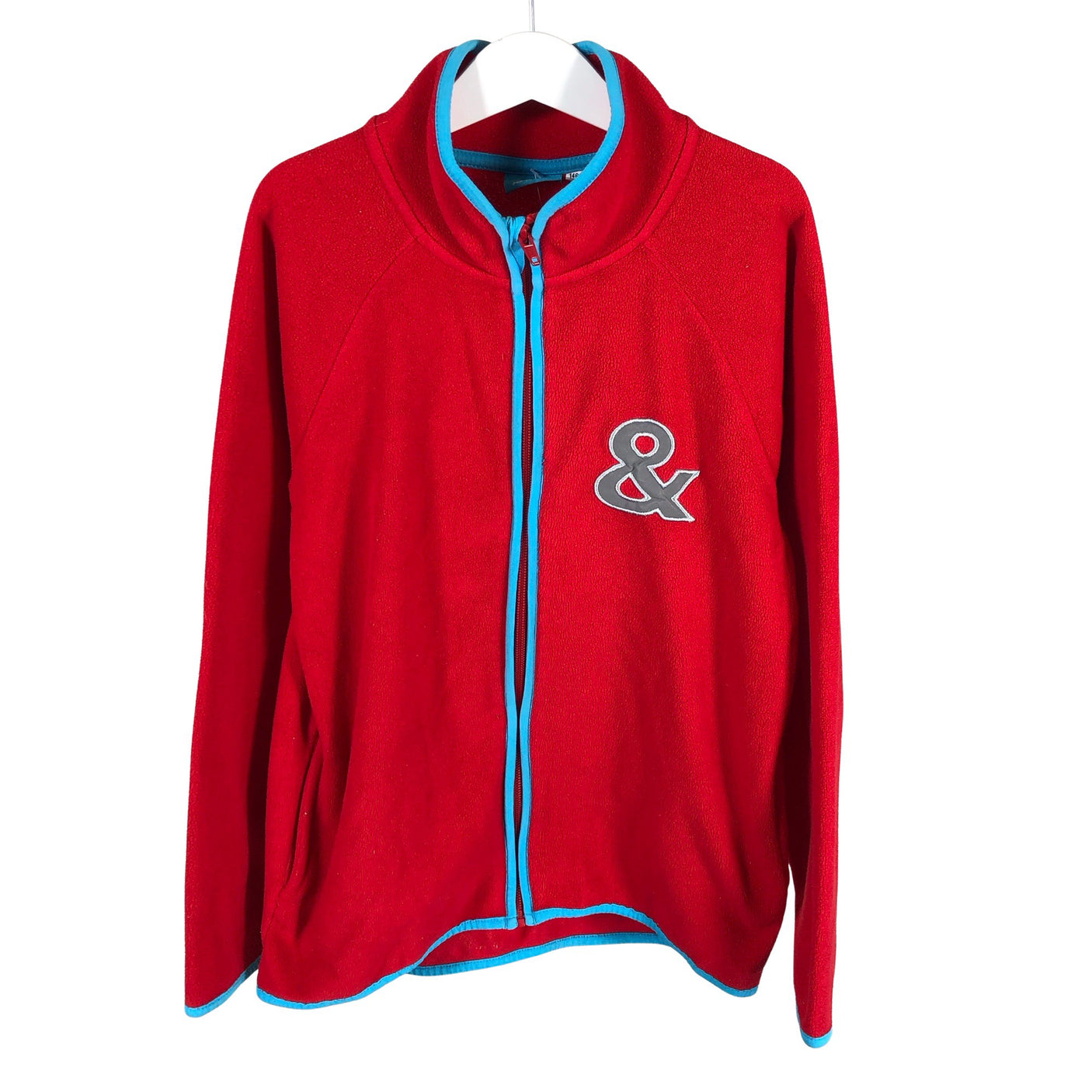Unisex me&i - Fleecetakki, koko 146 - 152 - Punainen (1)