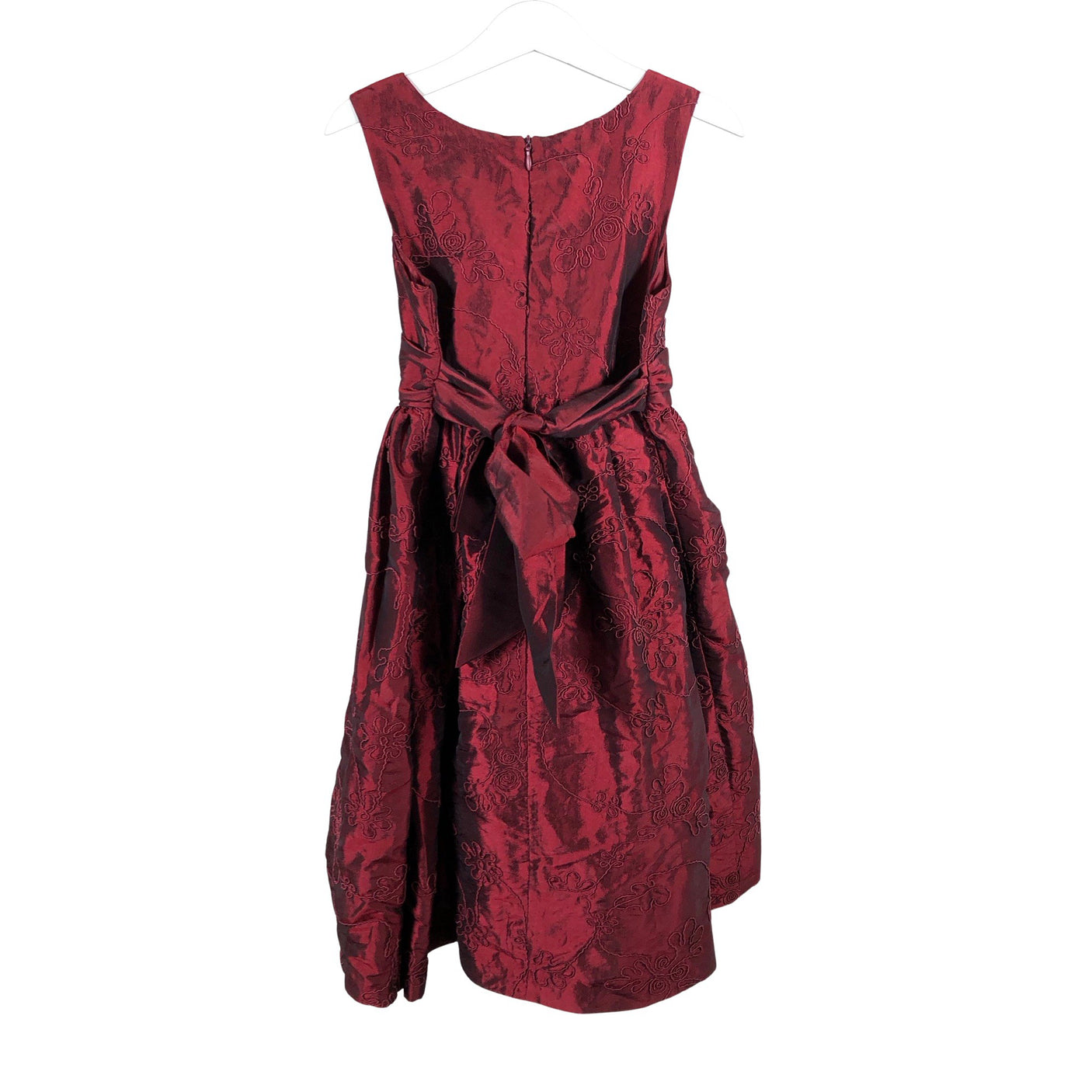 Tyttöjen Jenny & Me - Juhlamekko, koko 116 - 122 - Viininpunainen (2)