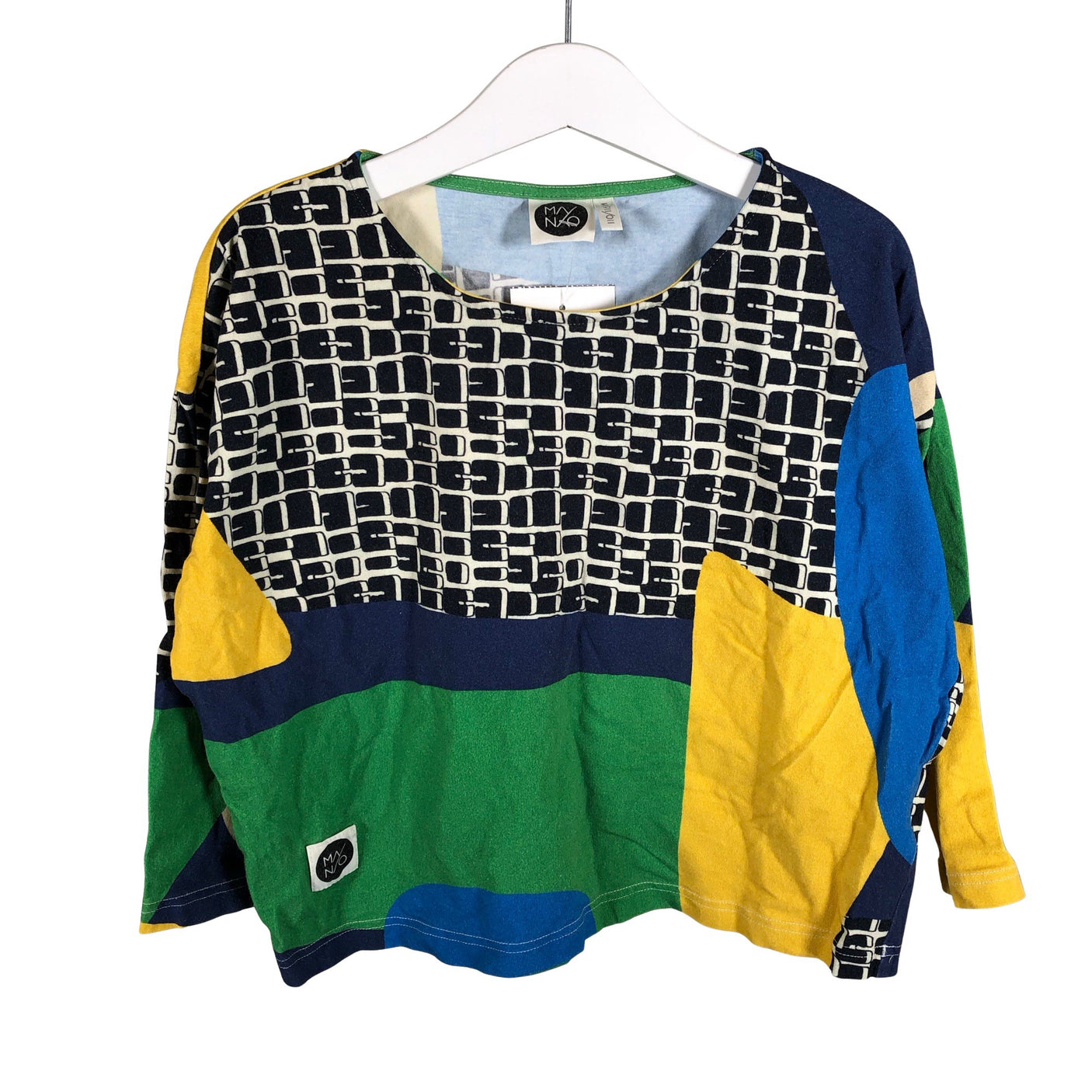 Unisex Mainio - Trikoopaita, koko 110 - 116 - Sininen (1)