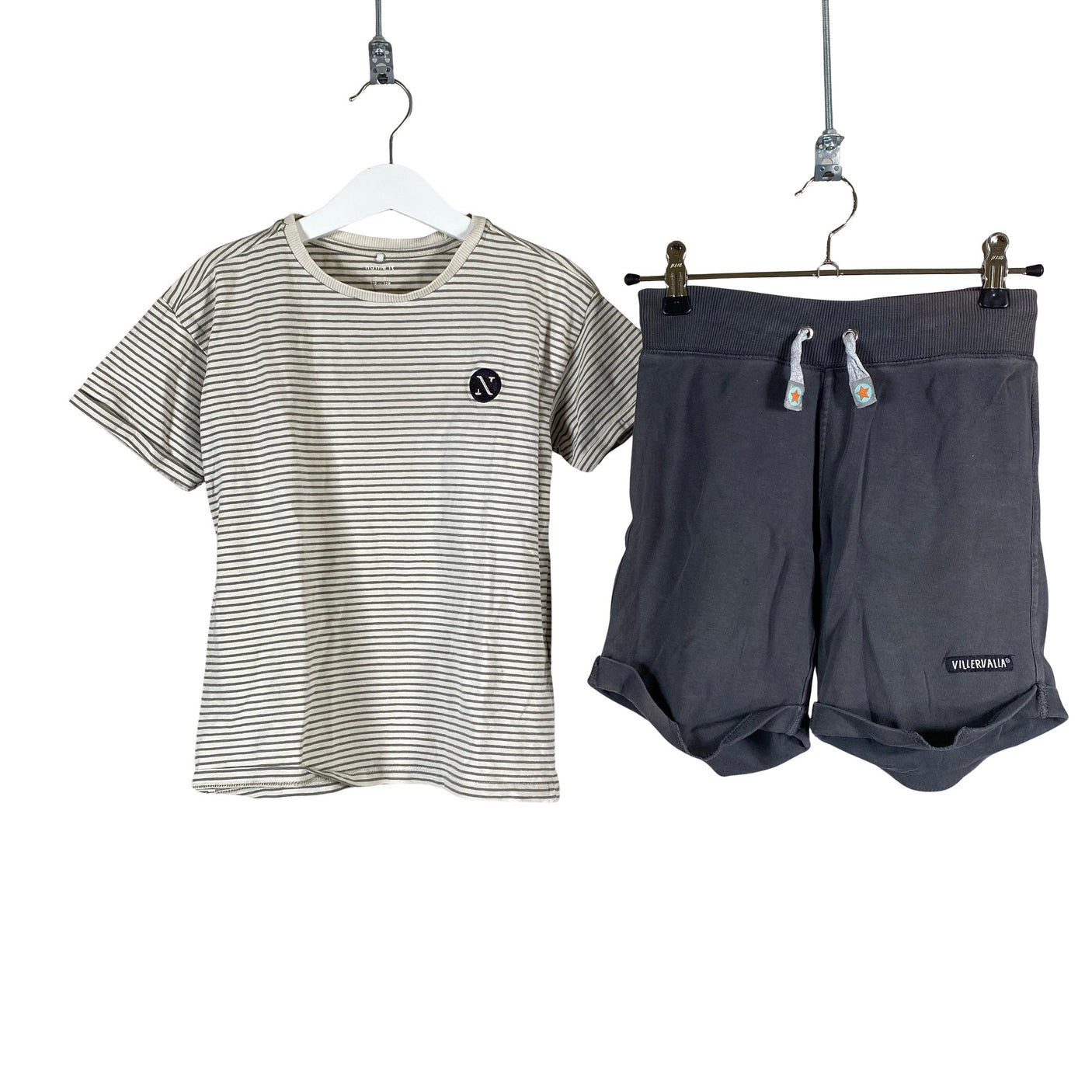 Unisex Name It - T-paita, koko 122 - 128 - Beige (1)