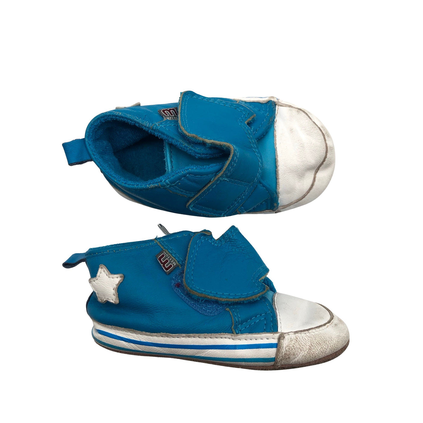 Unisex Melton - Sisätossut, koko 23 - Turkoosi (1)
