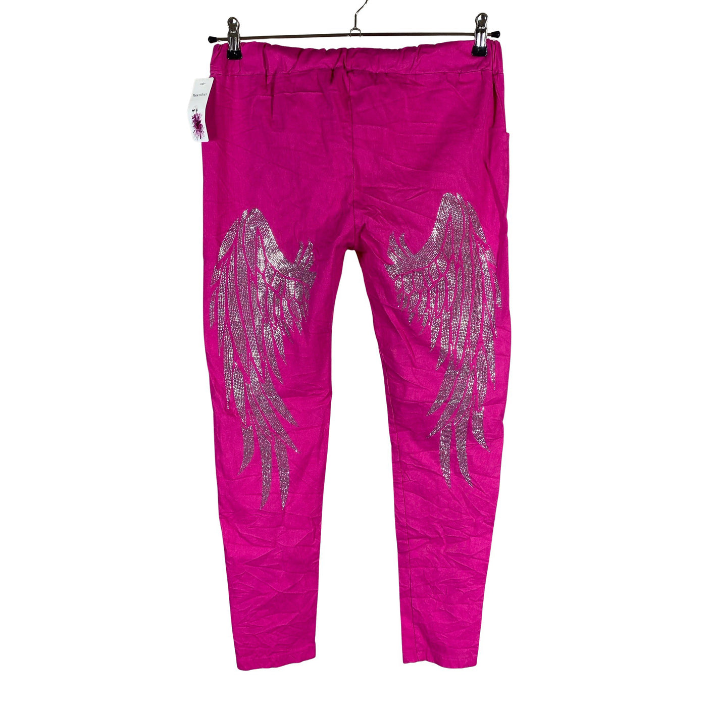 Naisten New Collection - Trikoohousut, koko 38 - Pinkki (2)