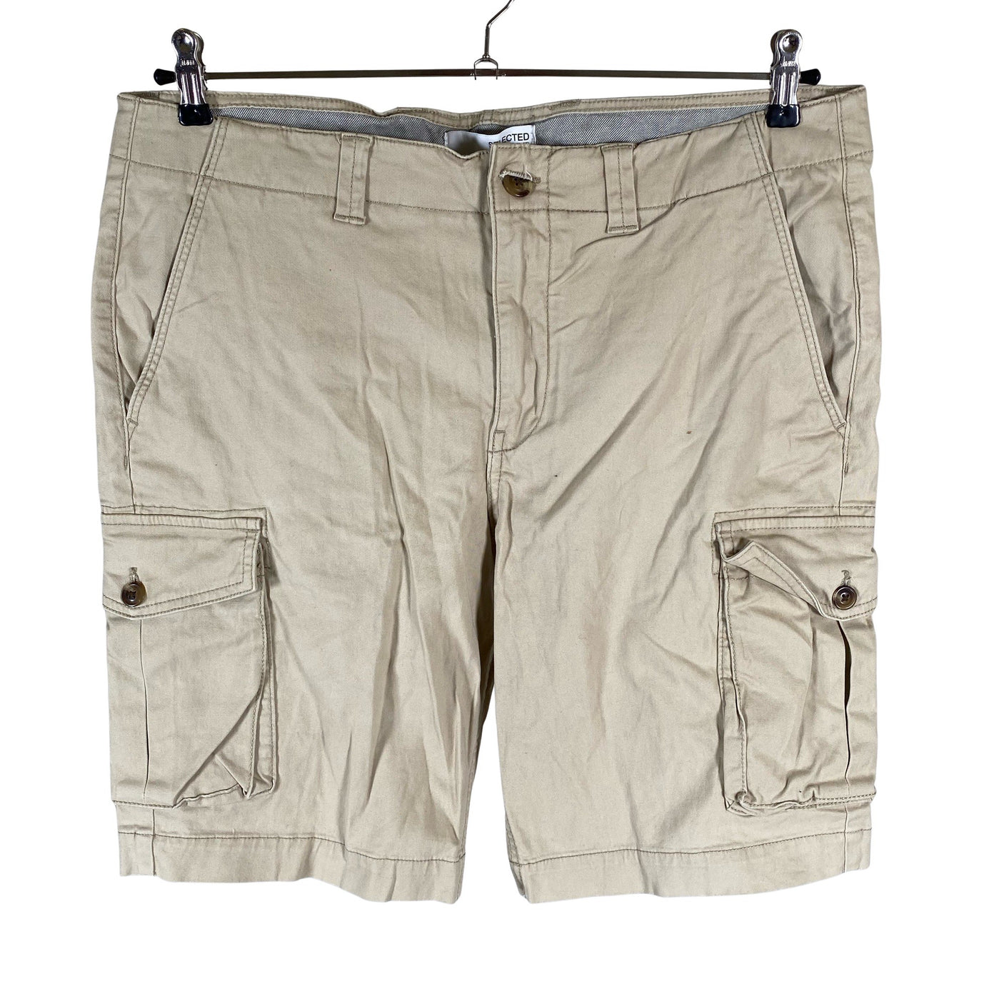 Miesten Selected - Shortsit, koko L - Beige (1)