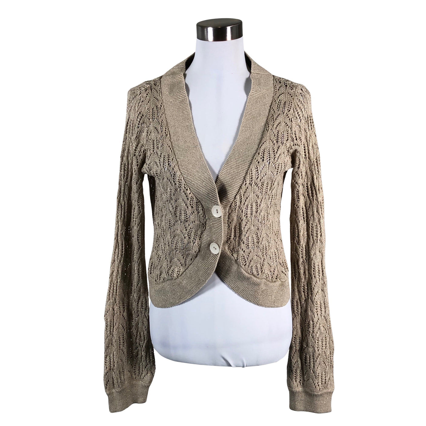 Naisten Soaked - Neuletakki, koko 40 - Beige (1)